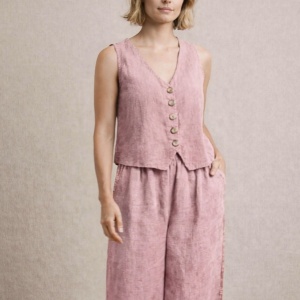 In Stonewashed (Slub) Roz - Old Pink - Img 2