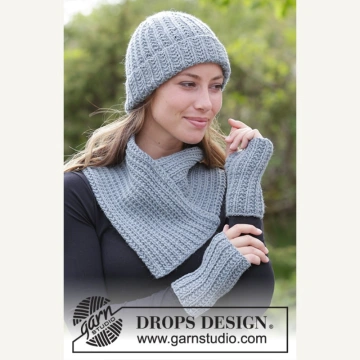 Kit DROPS Căciulă tricotată – Warm Snap