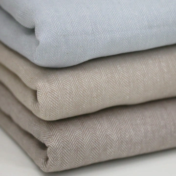 Material In și Bumbac Herringbone - Taupe - Img 2