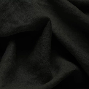 Material In Subțire Prespălat, 100% in - Negru