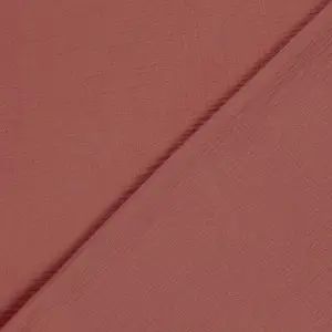 Material Muselină Dublă, 100% bumbac - Redwood - Img 4