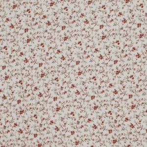 Material Muselină Imprimată Flori, 100% bumbac - Romantic Flower - Beige - Img 2