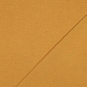 Material Muselină Organică GOTS, 100% bumbac - Dark Ochre - Img 3