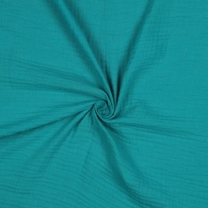 Material Muselină Organică GOTS, 100% bumbac - Sea Green - Img 2