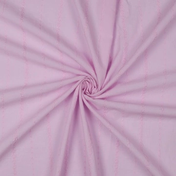 Material Voile Bumbac Brodat - Liliac - Img 3