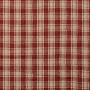 Muselina Yarn Dyed cu Doua Fete Carouri Vichy - Red - Img 2