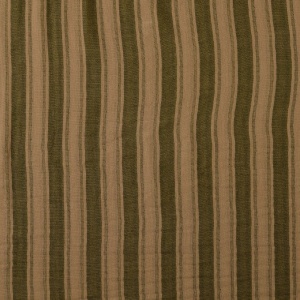 Muselina Yarn Dyed cu Doua Fete in Dungi - Dark Green