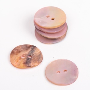 Nasture din sidef rotund 20mm - Roz Pudrat