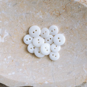 Nasturi Vinyl 12mm - Optic White - 5 Bucati - Img 2
