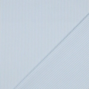 Poplin Bumbac Yarn Dyed Dungi 3mm - Baby Blue - Img 3