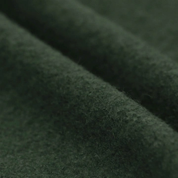 Stofă Loden din Lână 100% (Lână Fiartă) - Dark Green