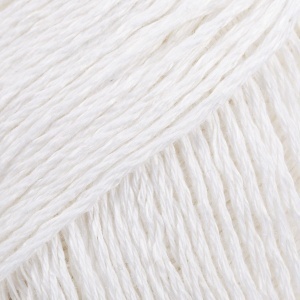 DROPS Bomull-Lin Uni Color 01 White