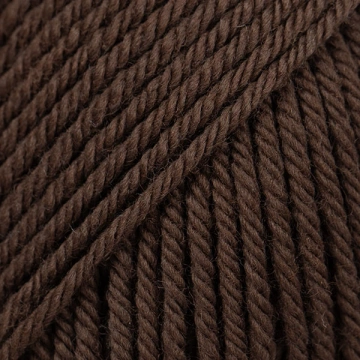 DROPS Daisy Uni Color 35 Dark Brown