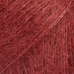 Fir mohair cu mătase DROPS Kid-Silk Uni 68 Maroon