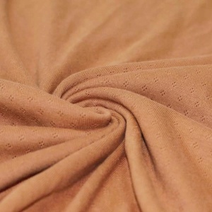 Jerse Bumbac Pointelle Mini - Peach