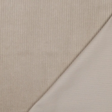 Material Catifea Reiată Corduroy Prespălat 4.5W, 100% bumbac - Sand - Img 4