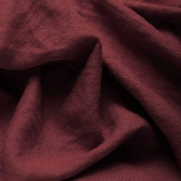 Material In Subțire Prespălat, 100% in - Bordeaux