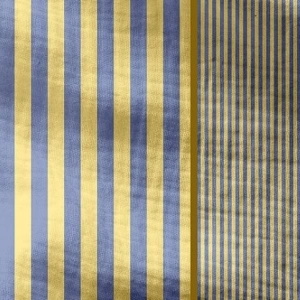 Material Muselină Două Fețe Yarn Dyed Dungi, 100% bumbac - Lemon