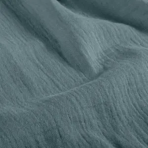 Material Muselină Dublă, 100% bumbac - Navy
