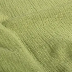 Material Muselină Dublă, 100% bumbac - Olive Green