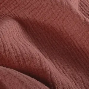 Material Muselină Dublă, 100% bumbac - Redwood