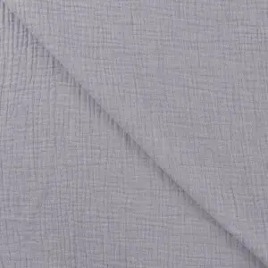 Material Muselină Melange, 100% bumbac - Liliac - Img 3