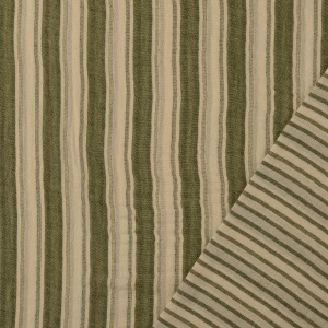 Muselina Doua Fete Dungi - Olive Green