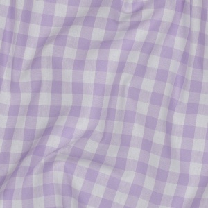 Poplin Imprimat Checks - Liliac - Img 2