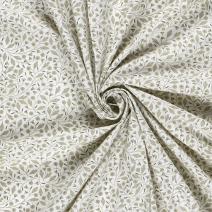 Poplin Imprimat floral- verde - Img 3