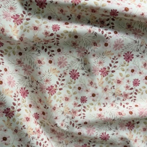 Poplin Premium Imprimat Digital Flori - Pastel Flower Pink - Img 2