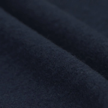 Stofă Loden din Lână 100% (Lână Fiartă) - Navy