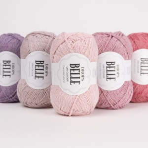DROPS Belle Uni Color 02 Off White - Img 5