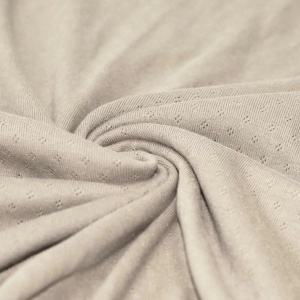 Jerse Bumbac Pointelle Mini - Light Beige