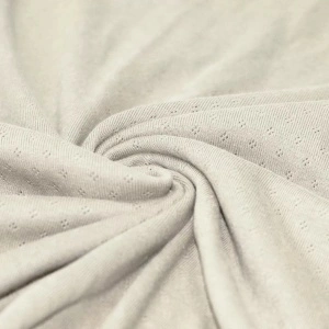 Jerse Bumbac Pointelle Mini - Natural Beige