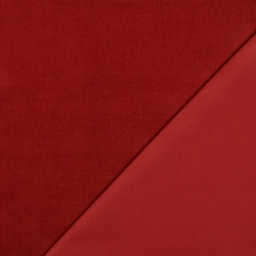 Material Babycord 21W (Velur) Bumbac Uni - Dark Red - Img 4