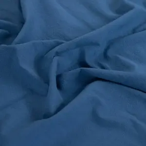 Material Bumbac Prespălat Stonewashed Premium - Denim - Img 2