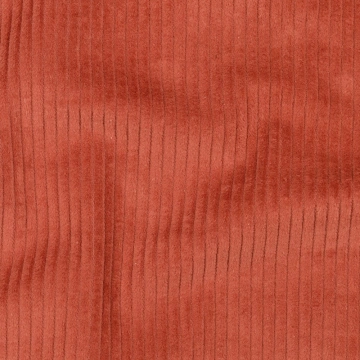 Material Catifea Reiată Corduroy Prespălat 4.5W, 100% bumbac - Terracotta