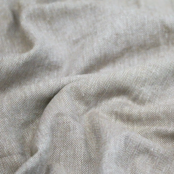 Material In și Bumbac Herringbone - Taupe