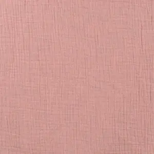 Material Muselină Melange, 100% bumbac - Old Pink - Img 2