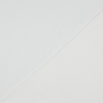 Material Muselină Organică GOTS, 100% bumbac - White - Img 4