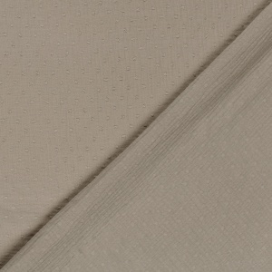 Muselina Dobby Dots - Beige - Img 4