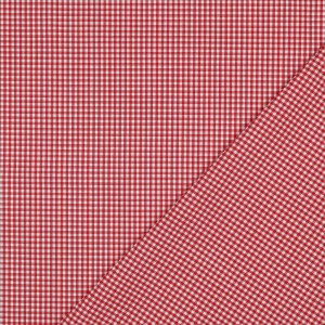 Poplin Bumbac Yarn Dyed Carouri 2.7mm - Rosu - Img 3