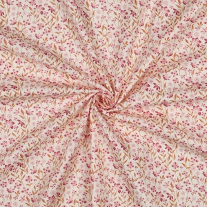 Poplin Premium Imprimat floricele - Pink - Img 2