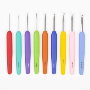 Croseta Ergonomica DROPS Circus din Aluminiu 20cm - 6mm