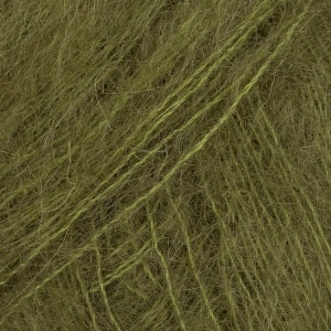 Fir mohair cu mătase DROPS Kid-Silk Uni 66 Dark Olive