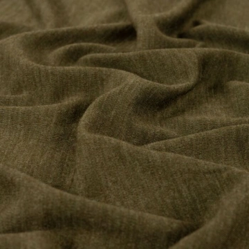 Jerseu Lână Merinos 100% - Khaki Melange - Img 5