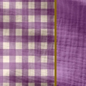 Material Muselină Două Fețe Yarn Dyed Carouri Vichy, 100% bumbac - Petunia
