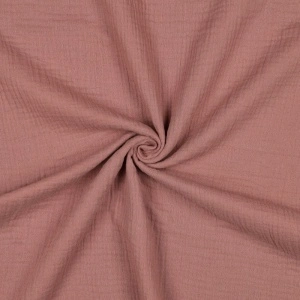 Material Muselină Organică GOTS, 100% bumbac - Old Blush - Img 3