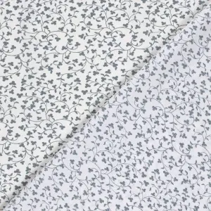 Poplin Imprimat floral- albastru