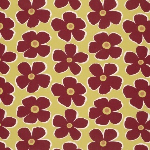 Poplin Imprimat floral - Galben - Img 2